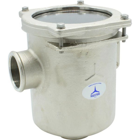 Maestrini Brass Bracket Mounted Water Strainer (1-1/2" BSP Female) - PROTEUS MARINE STORE