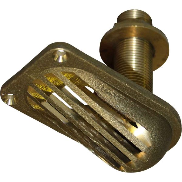 Maestrini Brass High Flow Water Intake Scoop (Wedge / 1/2" BSP) - PROTEUS MARINE STORE