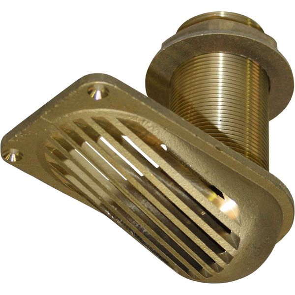 Maestrini Brass High Flow Water Intake Scoop (Wedge / 1-1/2" BSP) - PROTEUS MARINE STORE