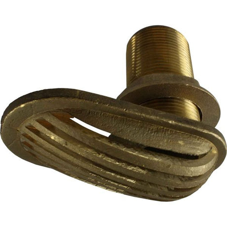 Maestrini Brass Water Intake Scoop (Full Slot / 1-1/4" BSP) - PROTEUS MARINE STORE