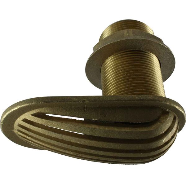 Maestrini Brass Water Intake Scoop (Full Slot / 1-1/2" BSP) - PROTEUS MARINE STORE