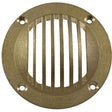 Maestrini Brass Round Intake Strainer Grate Full Slot/100mm OD/73mm ID - PROTEUS MARINE STORE