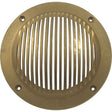 Maestrini Brass Round Intake Strainer Grate (Full Slot / 180mm OD) - PROTEUS MARINE STORE