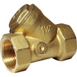 Maestrini Brass Inline 'Y' Shaped Strainer (1-1/4" BSP) - PROTEUS MARINE STORE