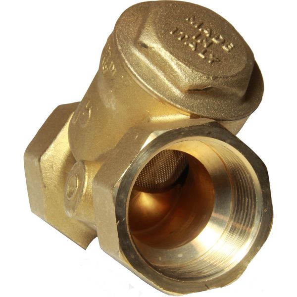 Maestrini Brass Inline 'Y' Shaped Strainer (1-1/4" BSP) - PROTEUS MARINE STORE