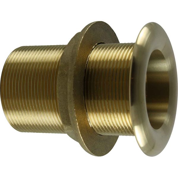 Maestrini Brass Skin Fitting (Domed, 2" BSP, 102mm Long) - PROTEUS MARINE STORE