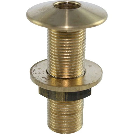 Maestrini Brass Skin Fitting (Inclined, 3/8" BSP, 58mm Long) - PROTEUS MARINE STORE