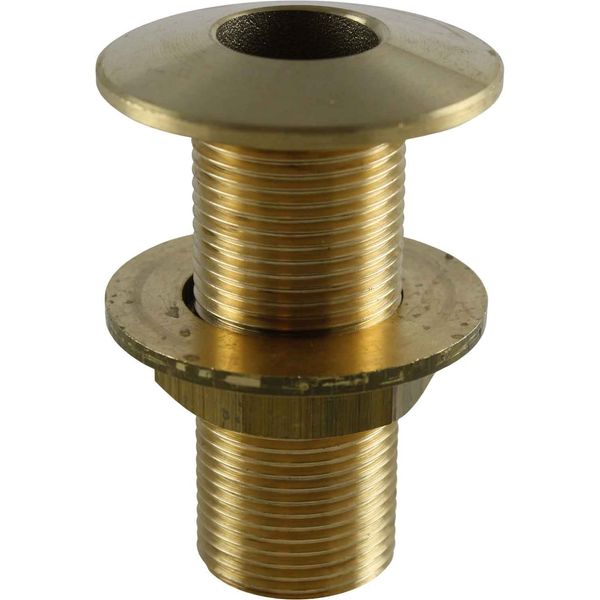 Maestrini Brass Skin Fitting (Inclined, 3/4" BSP, 72mm Long) - PROTEUS MARINE STORE