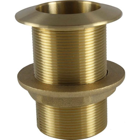 Maestrini Brass Skin Fitting (Inclined, 2" BSP, 102mm Long) - PROTEUS MARINE STORE