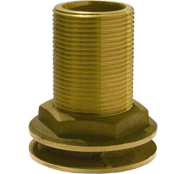 Maestrini Bronze Skin Fitting (Inclined, 1-1/4" BSP, 83.5mm Long) - PROTEUS MARINE STORE