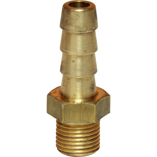 Maestrini Brass Straight Hose Tail (1/8" BSP Male to 8mm Hose) - PROTEUS MARINE STORE