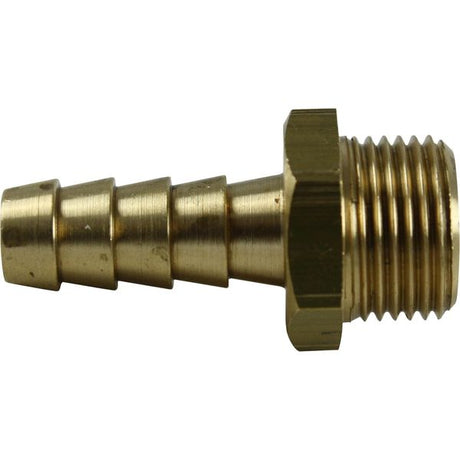 Maestrini Brass Straight Hose Tail (3/8" BSP Male to 10mm Hose) - PROTEUS MARINE STORE