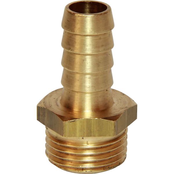 Maestrini Brass Straight Hose Tail (1/2" BSP Male to 13mm Hose) - PROTEUS MARINE STORE