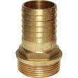 Maestrini Brass Straight Hose Tail (1-1/2" BSP Male to 38mm Hose) - PROTEUS MARINE STORE