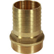 Maestrini Brass Straight Hose Tail (2" BSP Male to 51mm Hose) - PROTEUS MARINE STORE