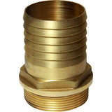 Maestrini Brass Straight Hose Tail (2" BSP Male to 55mm Hose) - PROTEUS MARINE STORE