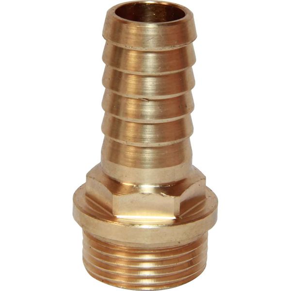 Maestrini Bronze Straight Hose Tail (1/2" BSP Male to 13mm Hose) - PROTEUS MARINE STORE