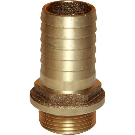 Maestrini Bronze Straight Hose Tail (3/4" BSP Male to 25mm Hose) - PROTEUS MARINE STORE