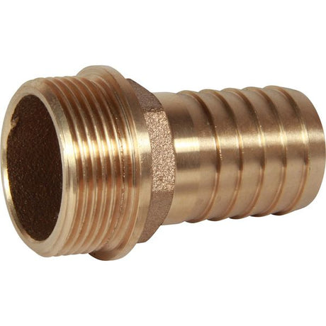 Maestrini Bronze Straight Hose Tail (1-1/4" BSP Male to 32mm Hose) - PROTEUS MARINE STORE