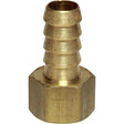 Maestrini Brass Straight Hose Tail (3/8" BSP Female to 13mm Hose) - PROTEUS MARINE STORE