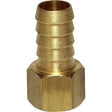 Maestrini Brass Straight Hose Tail (3/8" BSP Female to 15mm Hose) - PROTEUS MARINE STORE