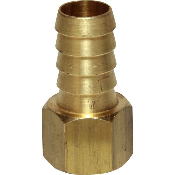 Maestrini Brass Straight Hose Tail (3/8" BSP Female to 15mm Hose) - PROTEUS MARINE STORE