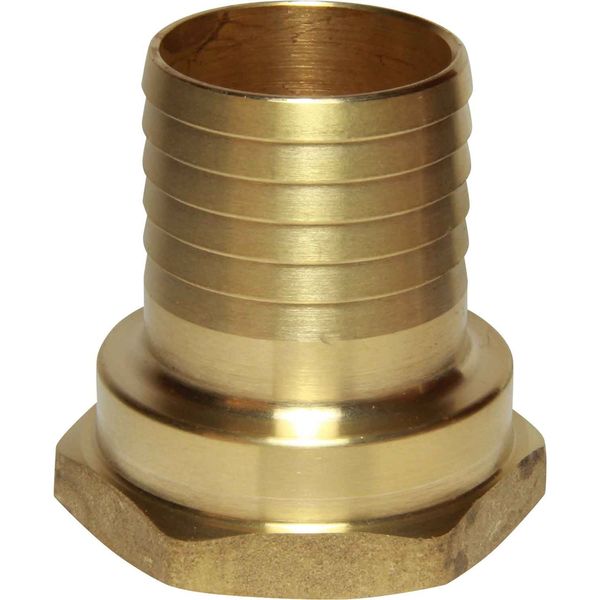 Maestrini Brass Straight Hose Tail (1-1/2" BSP Female to 40mm Hose) - PROTEUS MARINE STORE