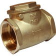 Maestrini Brass Inline Swing Check Valve (2" BSP Female) - PROTEUS MARINE STORE