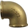 Maestrini Brass Compact 90 Degree Elbow (1-1/2" BSP Female) - PROTEUS MARINE STORE