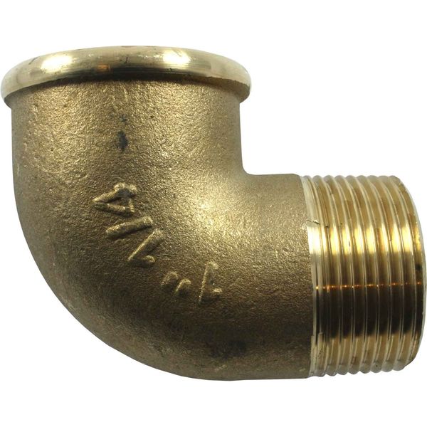 Maestrini Brass Compact 90 Degree Elbow (1-1/4" BSP Male/Female) - PROTEUS MARINE STORE