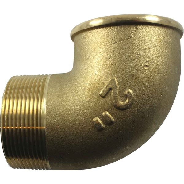 Maestrini Brass Compact 90 Degree Elbow (2" BSP Male/Female) - PROTEUS MARINE STORE
