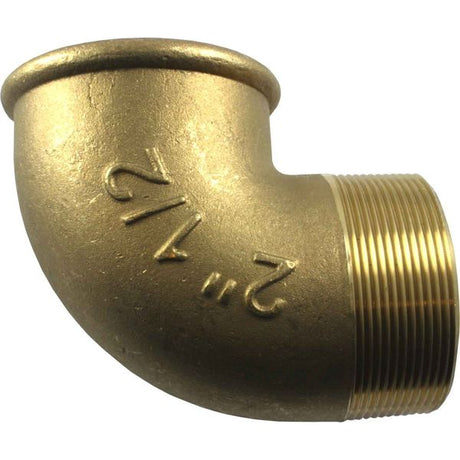 Maestrini Brass Compact 90 Degree Elbow (2-1/2" BSP Male/Female) - PROTEUS MARINE STORE