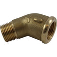 Maestrini Brass Compact 45 Degree Elbow (3/8" BSP Male/Female) - PROTEUS MARINE STORE