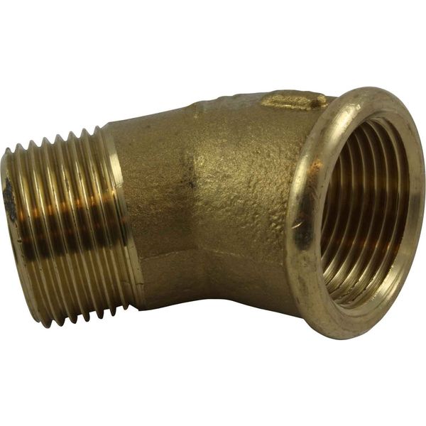 Maestrini Brass Compact 45 Degree Elbow (1" BSP Male/Female) - PROTEUS MARINE STORE