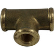 Maestrini Brass Equal Tee Fitting (1/8" BSP Female) - PROTEUS MARINE STORE