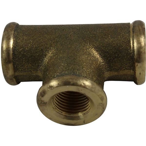 Maestrini Brass Equal Tee Fitting (1/8" BSP Female) - PROTEUS MARINE STORE