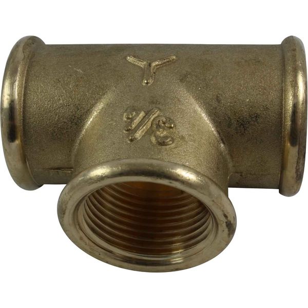 Maestrini Brass Equal Tee Fitting (3/4" BSP Female) - PROTEUS MARINE STORE