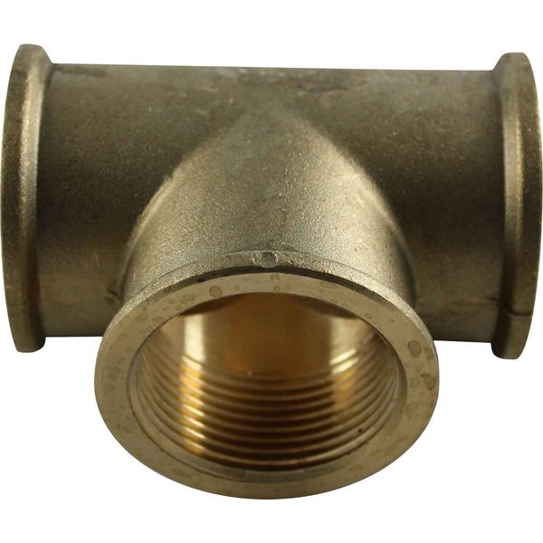 Maestrini Brass Equal Tee Fitting (1-1/4" BSP Female) - PROTEUS MARINE STORE