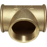 Maestrini Brass Equal Tee Fitting (2-1/2" BSP Female) - PROTEUS MARINE STORE