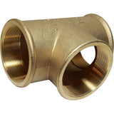 Maestrini Brass Equal Tee Fitting (2-1/2" BSP Female) - PROTEUS MARINE STORE