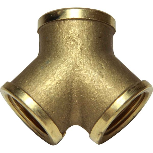 Maestrini Brass Equal Y Fitting (1/2" BSP Female) - PROTEUS MARINE STORE