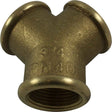 Maestrini Brass Equal Y Fitting (3/4" BSP Female) - PROTEUS MARINE STORE