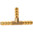 Maestrini Brass Equal Tee Fitting (8mm Hose ID) - PROTEUS MARINE STORE