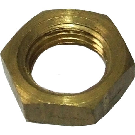 Maestrini Brass Hexagonal Lock Nut (1/8" BSP Female) - PROTEUS MARINE STORE