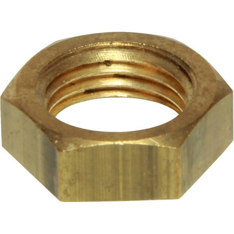 Maestrini Brass Hexagonal Lock Nut (1/4" BSP Female) - PROTEUS MARINE STORE