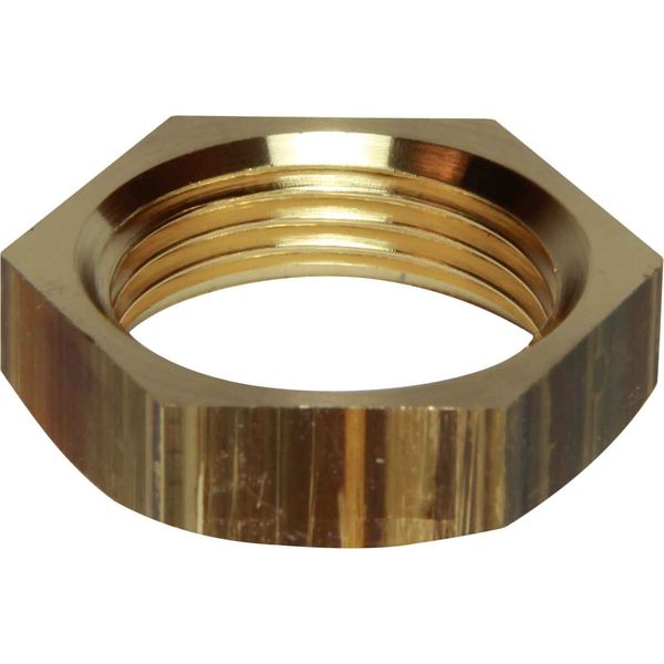 Maestrini Brass Hexagonal Lock Nut (3/4" BSP Female) - PROTEUS MARINE STORE