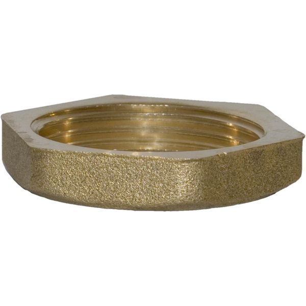 Maestrini Brass Hexagonal Lock Nut (1-1/4" BSP Female) - PROTEUS MARINE STORE