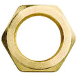 Maestrini Brass Hexagonal Lock Nut (Heavy Duty / 1-1/4" BSP Female) - PROTEUS MARINE STORE