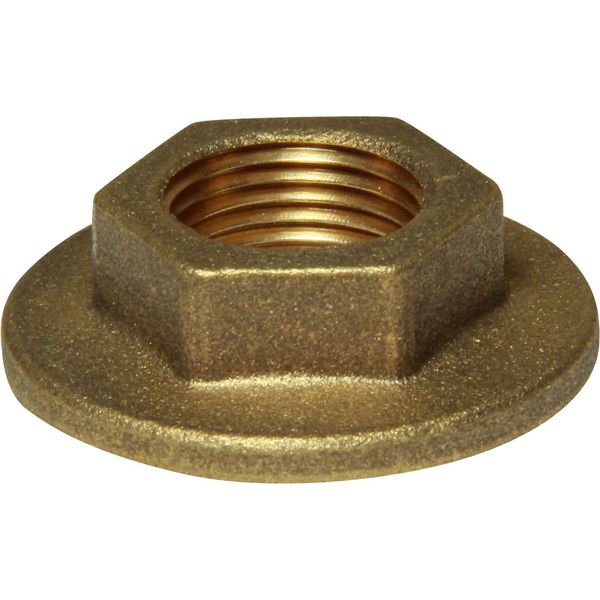 Maestrini Brass Flanged Lock Nut (3/8" BSP Female) - PROTEUS MARINE STORE