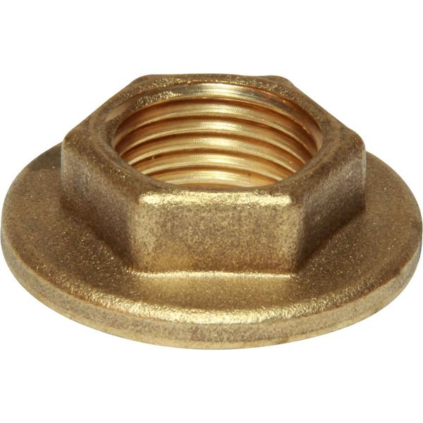 Maestrini Brass Flanged Lock Nut (1/2" BSP Female) - PROTEUS MARINE STORE